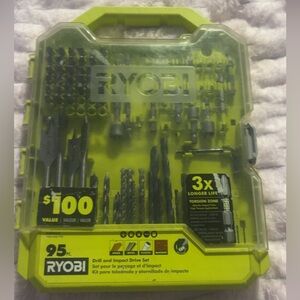 Ryobi Drill and Impact Drive Set - Green